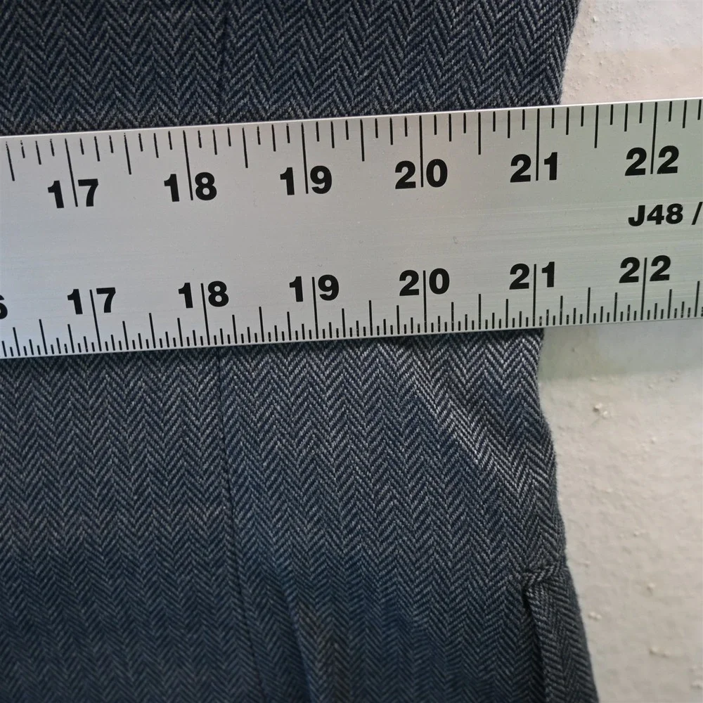 Banana Republic 44R 932401 Blue Herringbone Mens Blazer Suit Jacket Sport Coat‎